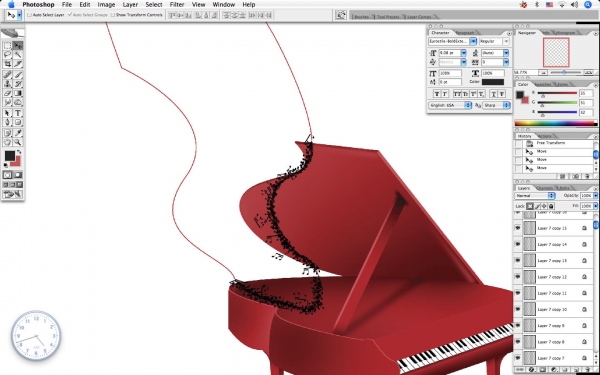Creation of Piano Notes: Step 28